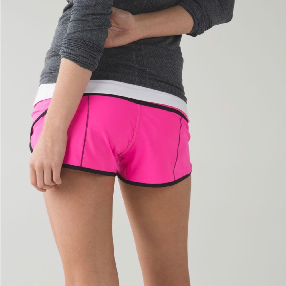 Lululemon Speed Shorts Hot Pink- size 8